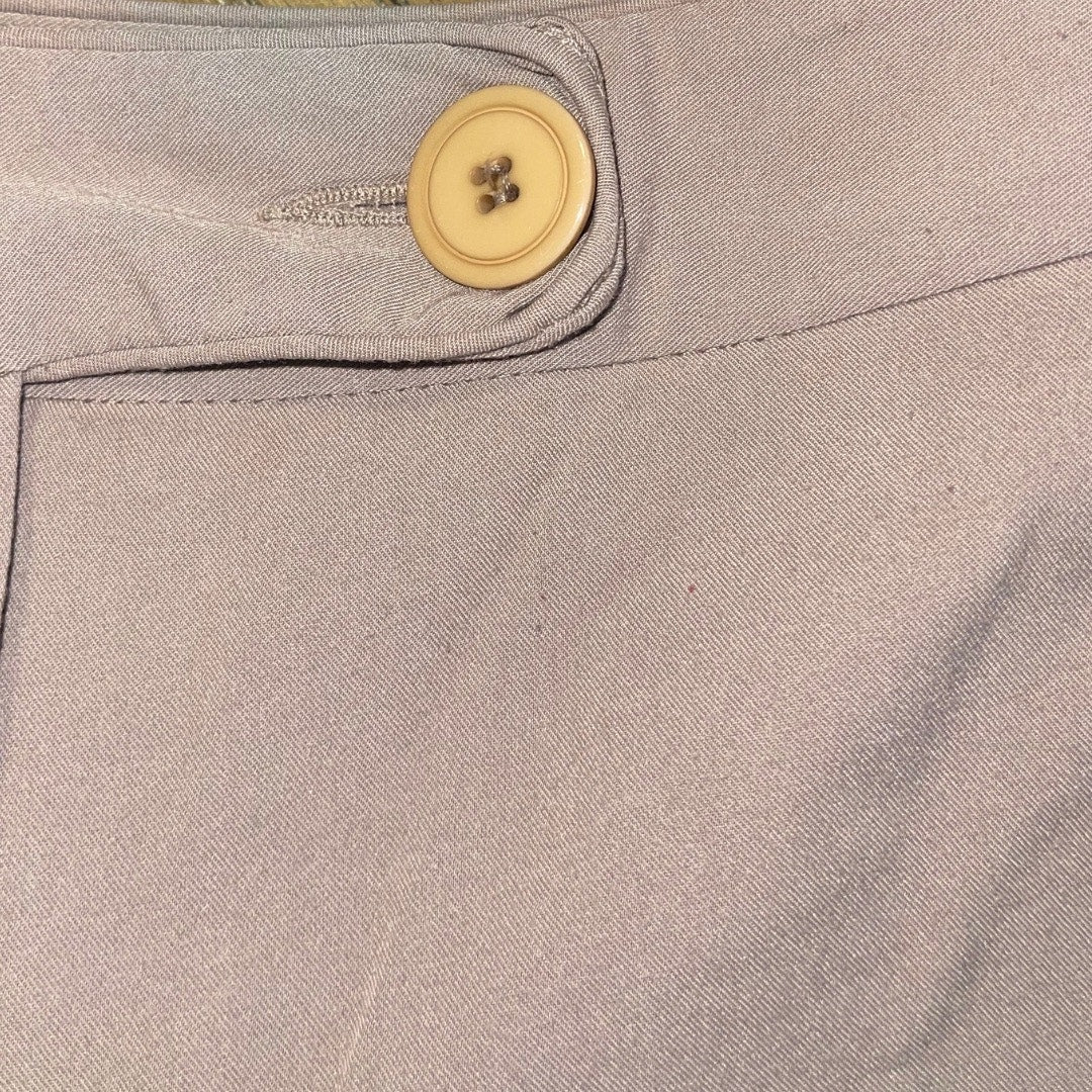 Nine & Company by Nine West Business Pant Suit Jacket SZ 4P Office Career Khaki