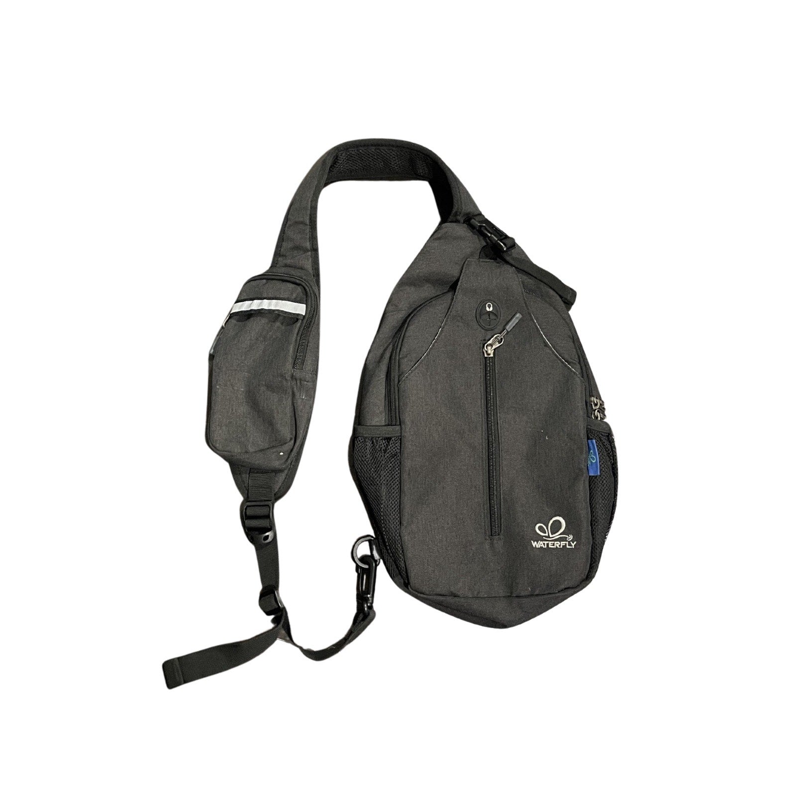 WATERFLY Crossbody Sling Backpack Bag Travel Hiking Outdoors Camping