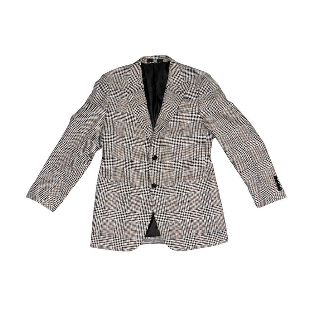 Modern Man Mens Hound Tooth Fairfax Blazer Size 42R Business Career Preppy