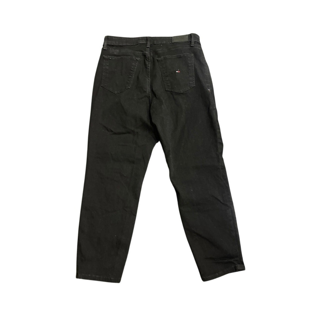 Tommy Jeans Skinny Curvy Cropped Black Denim Jeans SZ 12 / 31 Casual Streetwear