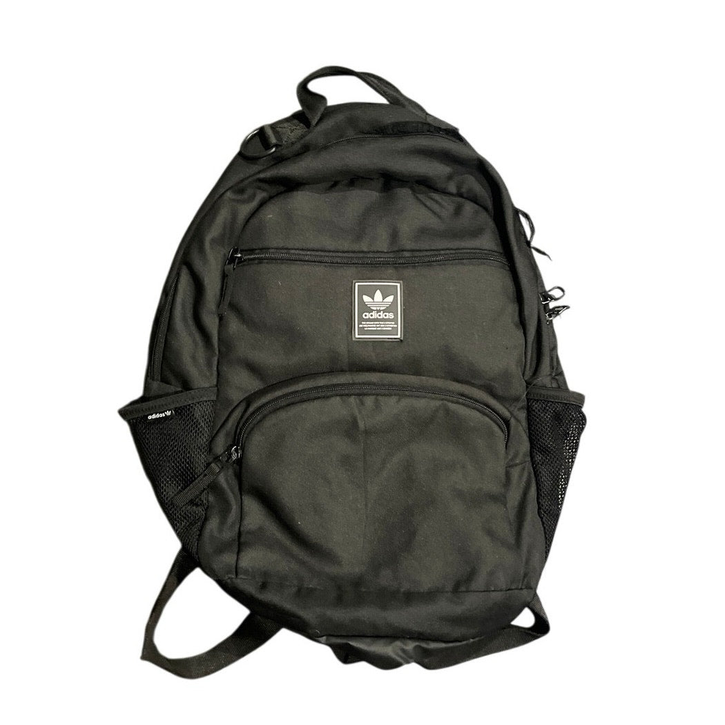 Adidas Black National Backpack Laptop Mesh Water Bottle School Daypack Sports