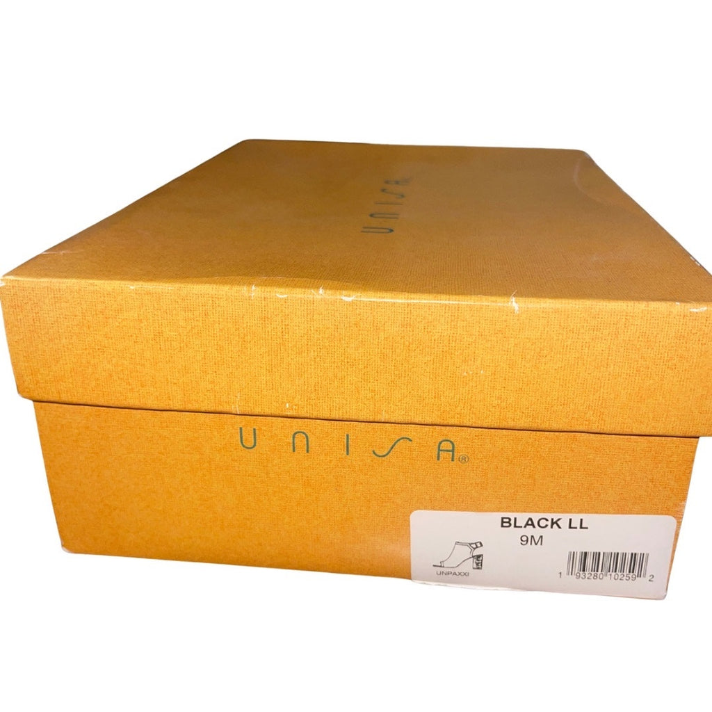 UNISA Womens Open Toe Heel Shoes Block Mule Size 9 Shootie