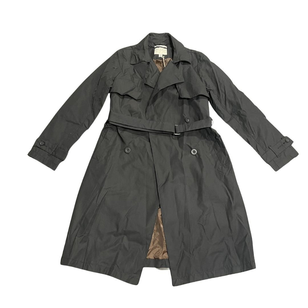A New Day Double Breasted Trench Coat SZ XS Water Resistant Belted and Lined NWT