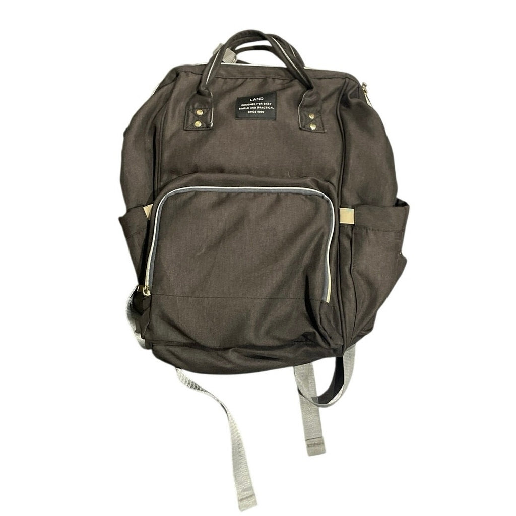 Land Diaper Bag Backpack Multi functionality Insulated Pockets Stroller Straps