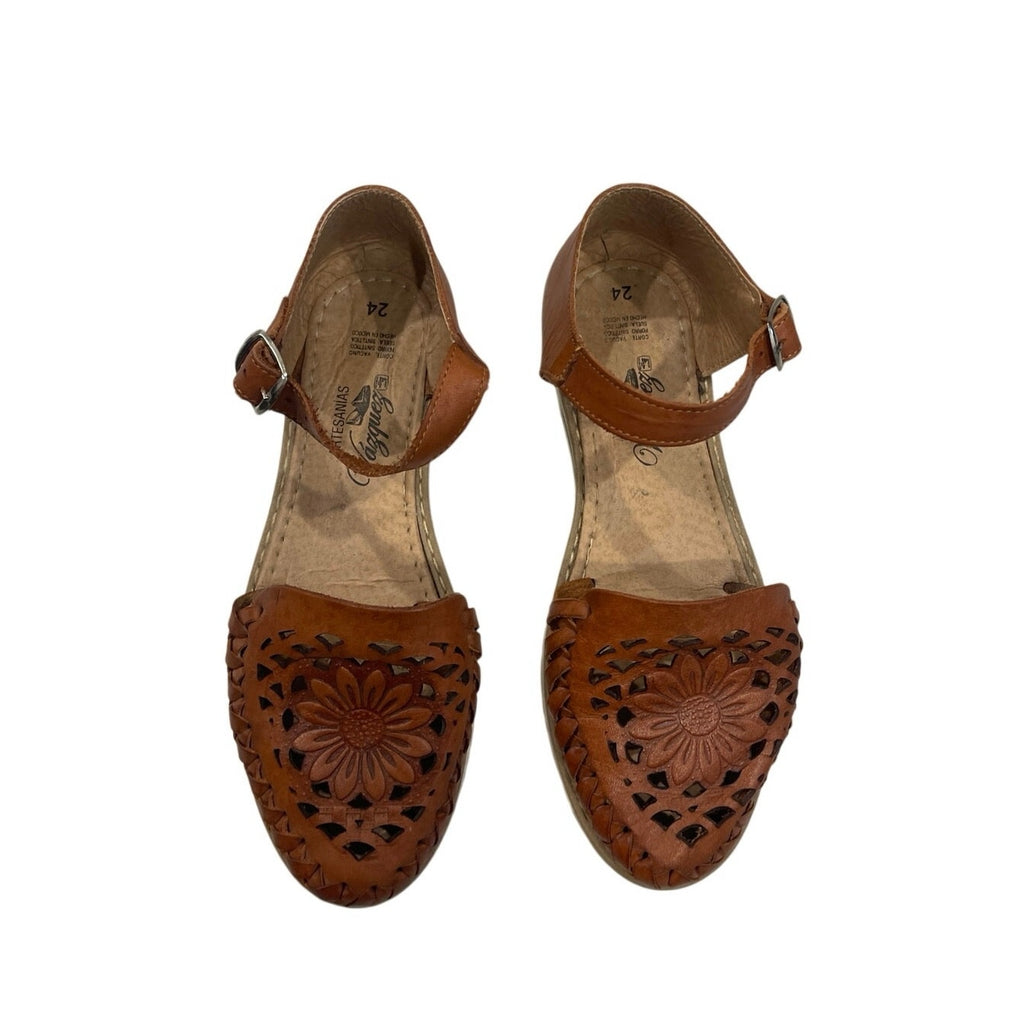Arsenals Vasquez Mexican Handmade Leather Huaraches Sandals Made in Mexico SZ 6