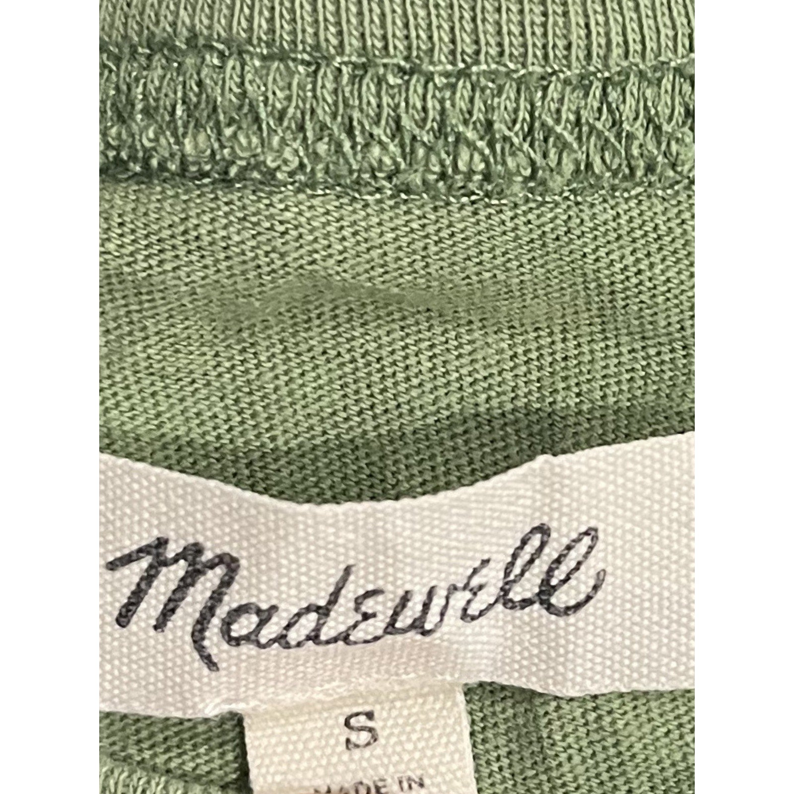 Madewell the Perfect Crewneck Tee SZ S Casual Everyday Streetwear Regular Fit