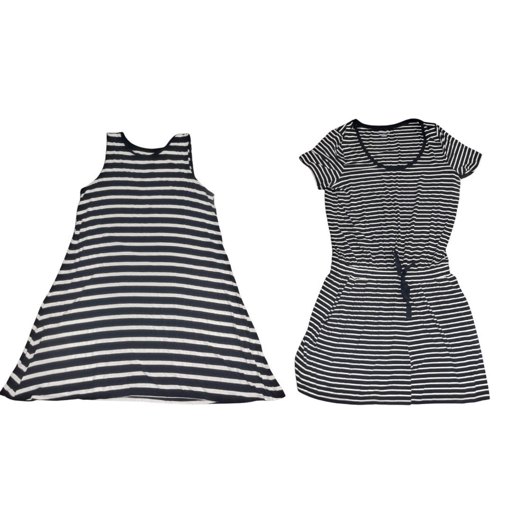 Amazon Essentials Lot of 2 Romper and Dress Black White SZ Medium Casual Comfort