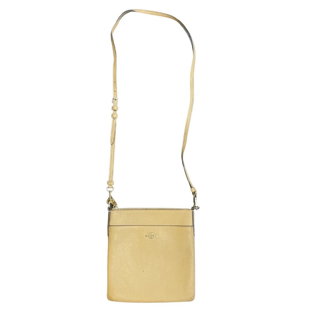 Coach Kitt Messenger Crossbody Purse Grain Leather Handbag Classic Slim Everyday