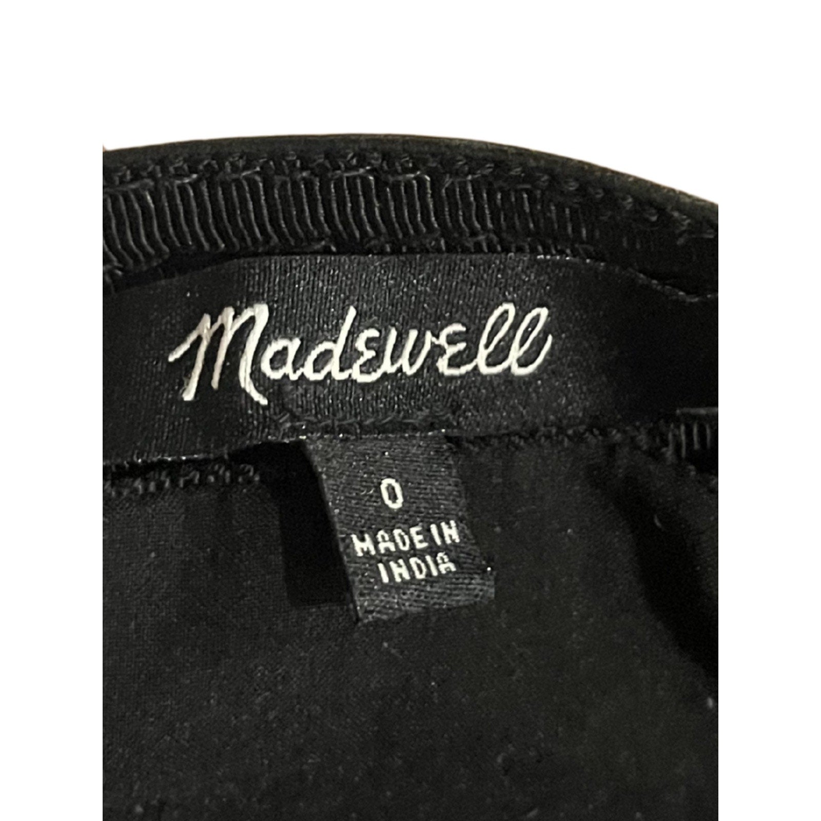 Madewell Leather Button Front Mini Skirt Size 0 High Waisted A-Line Classy Chic