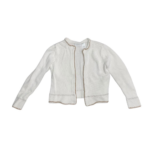 Vintage Liz Claiborne Lizsport Petite Open Cardigan Knit Sweater
