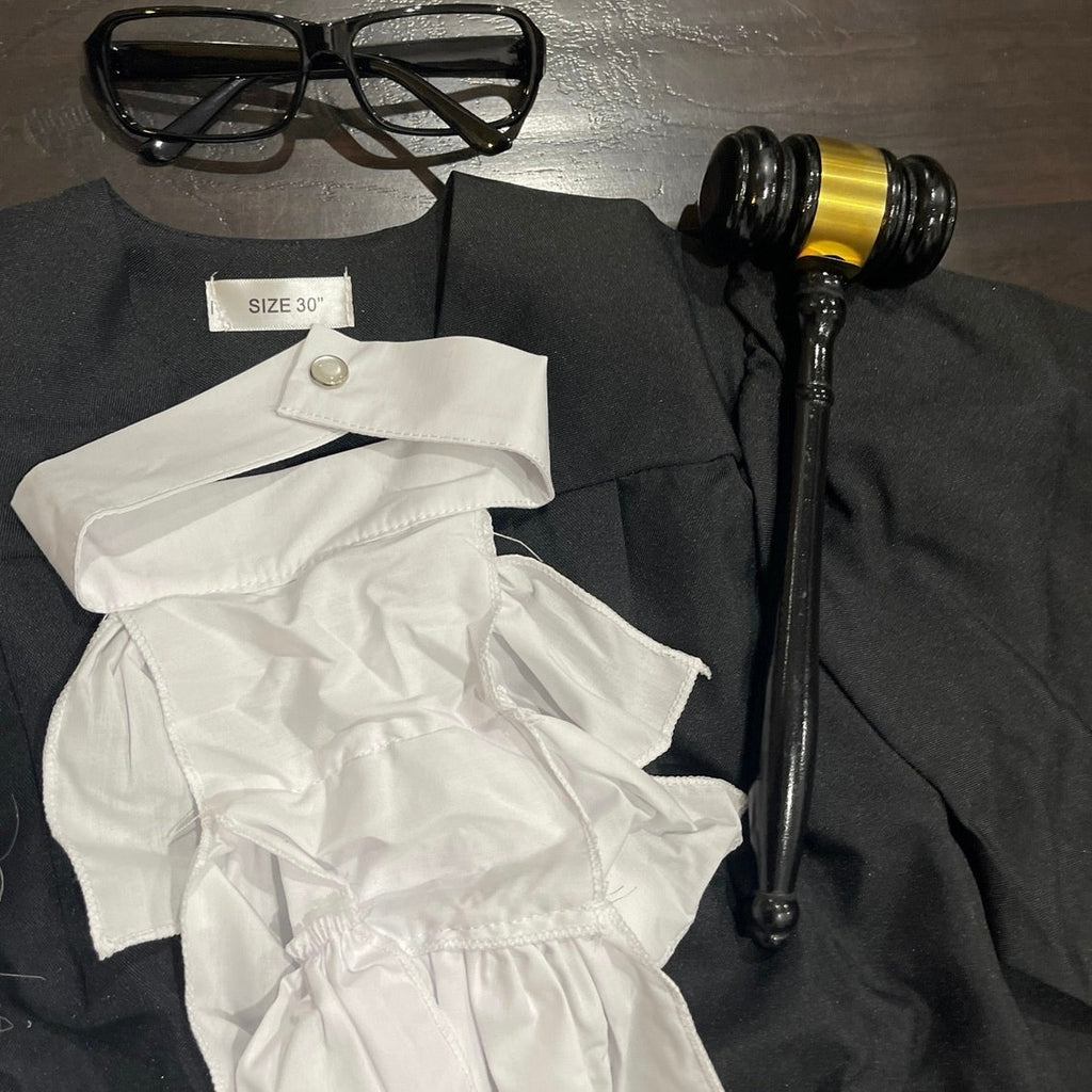 Halloween Costume Childs Unisex Judge Robe Set One Size Playful Kidscore