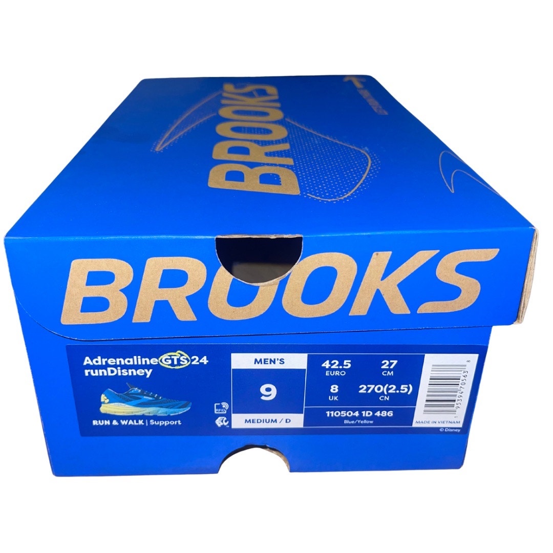Brooks Adrenaline Run Disney GTS 24 Men Size 9 Women 10.5 NWT Mickey Mousse