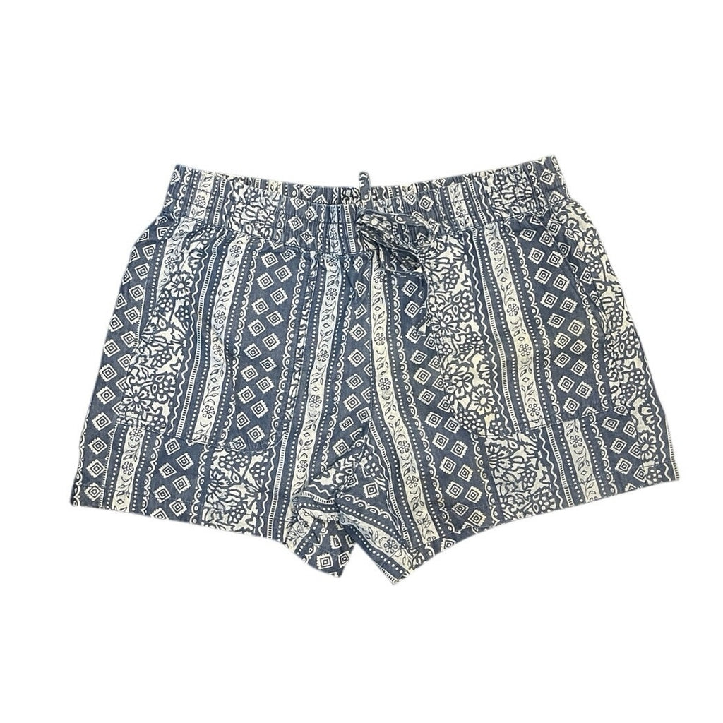 Calvin Klein Boho Floral Elastic Pull On Shorts SZ 6 Breezy Lightweight Pockets