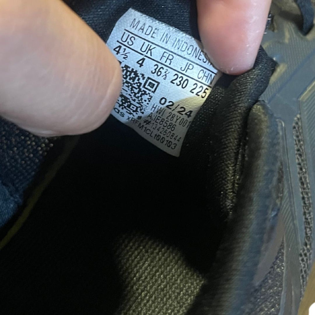 Adidas Runfalcon 5 Kids Running Shoe Black Kids Size 4.5 Athletic Performance