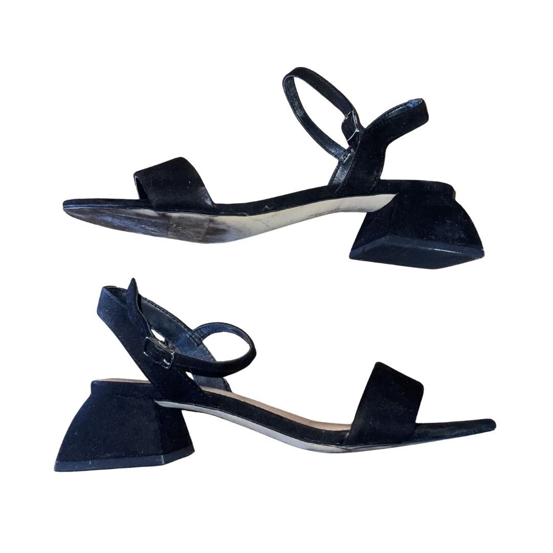 Circus by Sam Edelman Irina Block Heel Ankle Strap Heel Sandal SZ 8 Dressy Chic