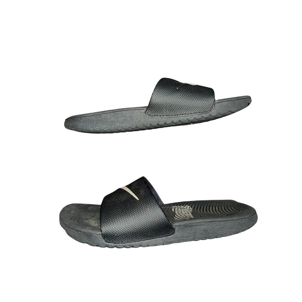 Nike Black Slides Flip Flop Sandals Youth Size 13 Unisex Kidscore