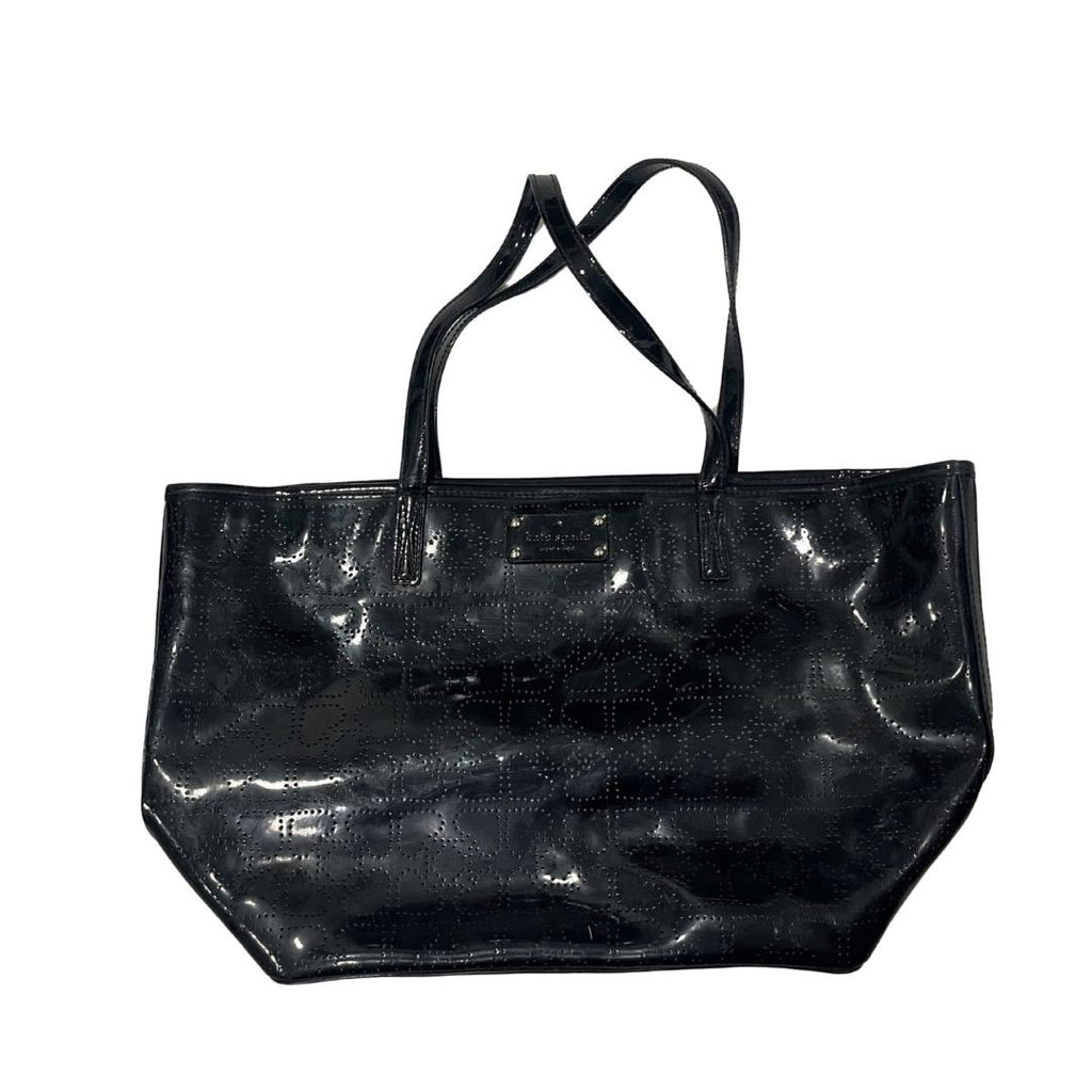 Kate Spade Harmony Metro Tote Handbag Patent Leather Purse All over Hearts