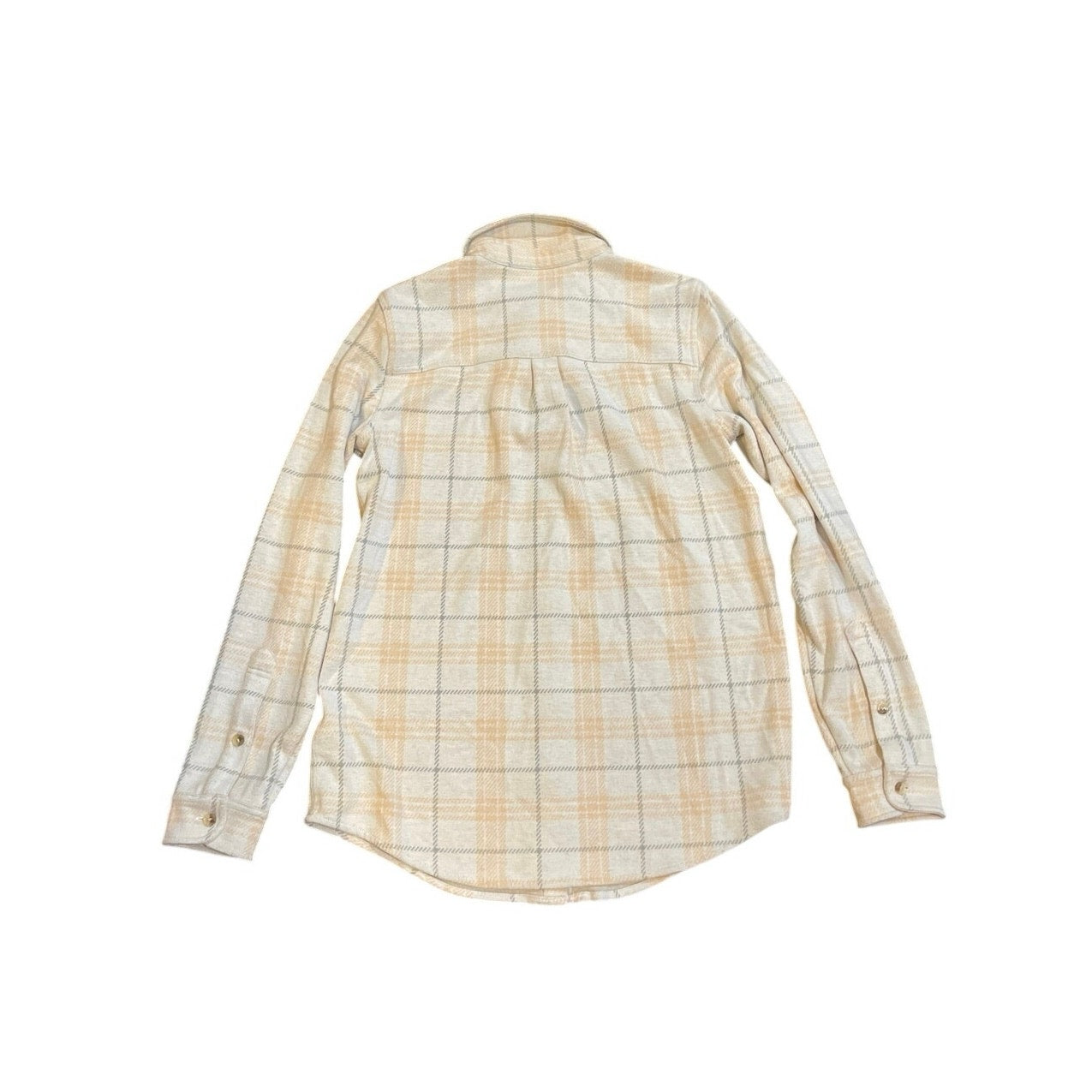 Faherty Legend Sweater Classic Plaid Flannel Shirt Sandy Trails SZ S Streetwear