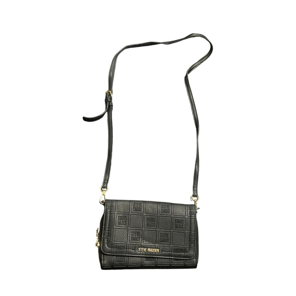 Steve Madden Logo Crossbody Wallet Bag Purse Y2K Classic Chic Minimalist