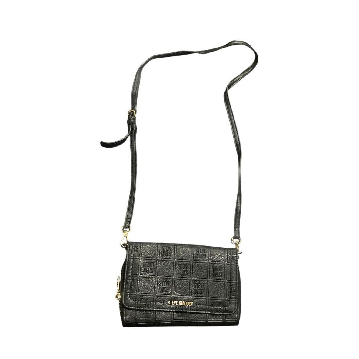 Steve Madden Logo Crossbody Wallet Bag Purse Y2K Classic Chic Minimalist