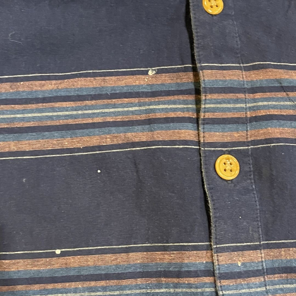 Scotch & Soda Casual Long Sleeve Button Down Shirt Size Large Woven In Japan