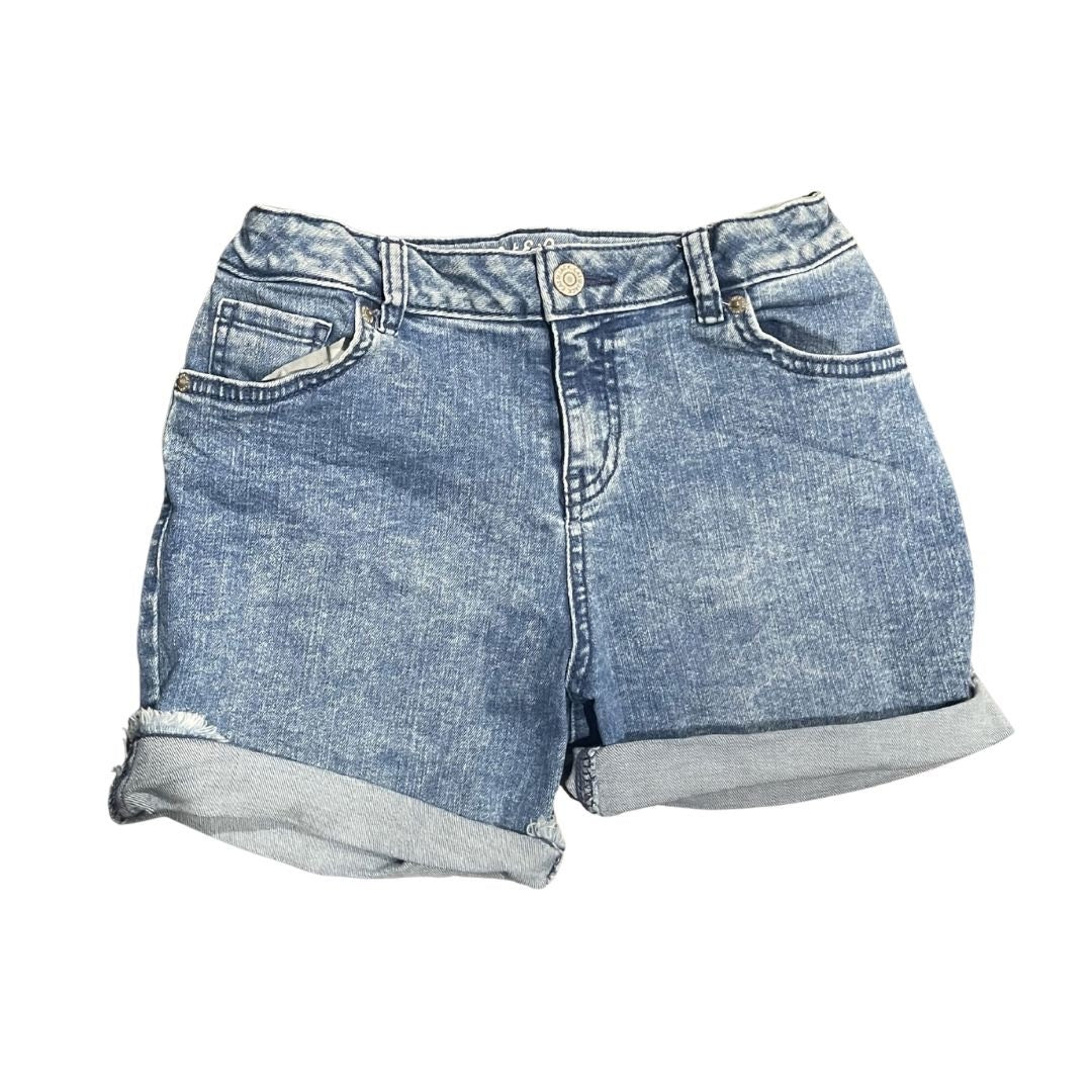 Cat & Jack Youth Girl Cuffed Denim Jeans Shorts Size 10/12 Kidscore Streetwear