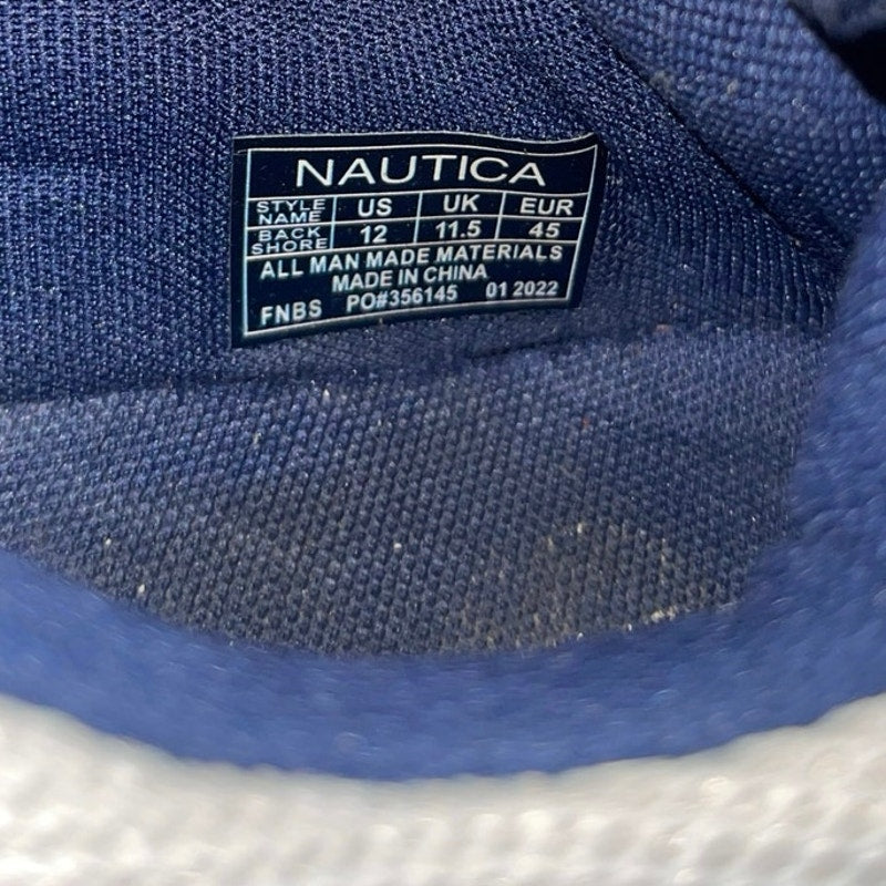Nautica Mens Back shore Fashion Sneakers Size 12 Joggers Nautical Casual