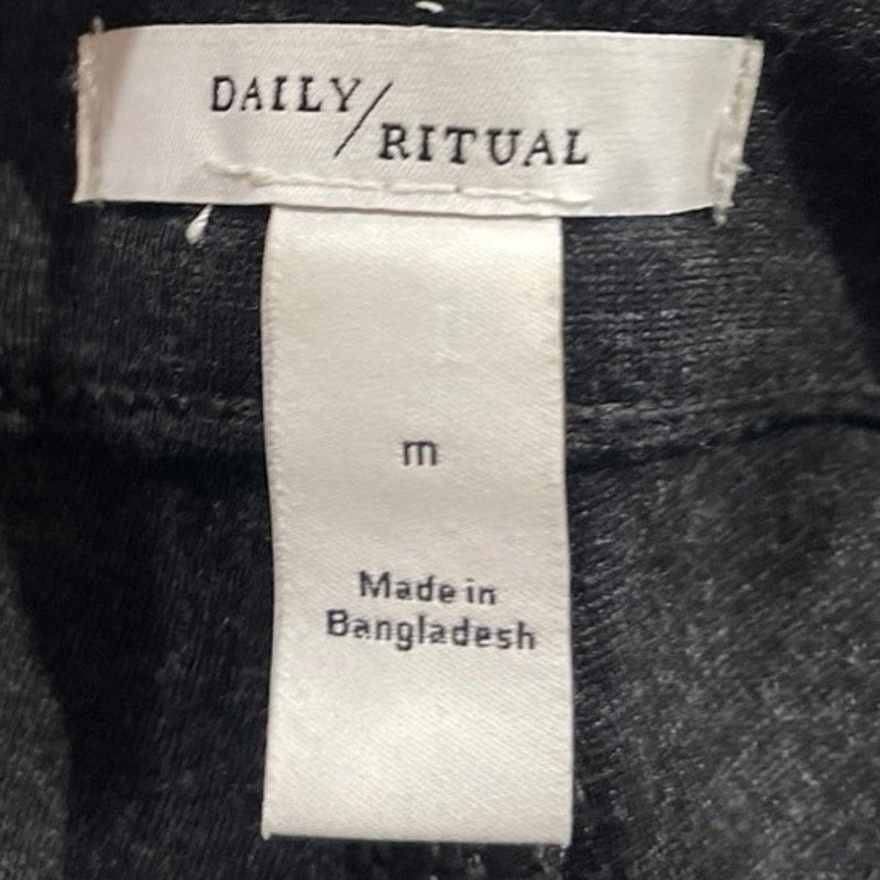 Daily Ritual Black Legging Jeans SZ M Equestrian Casual Streetwear
