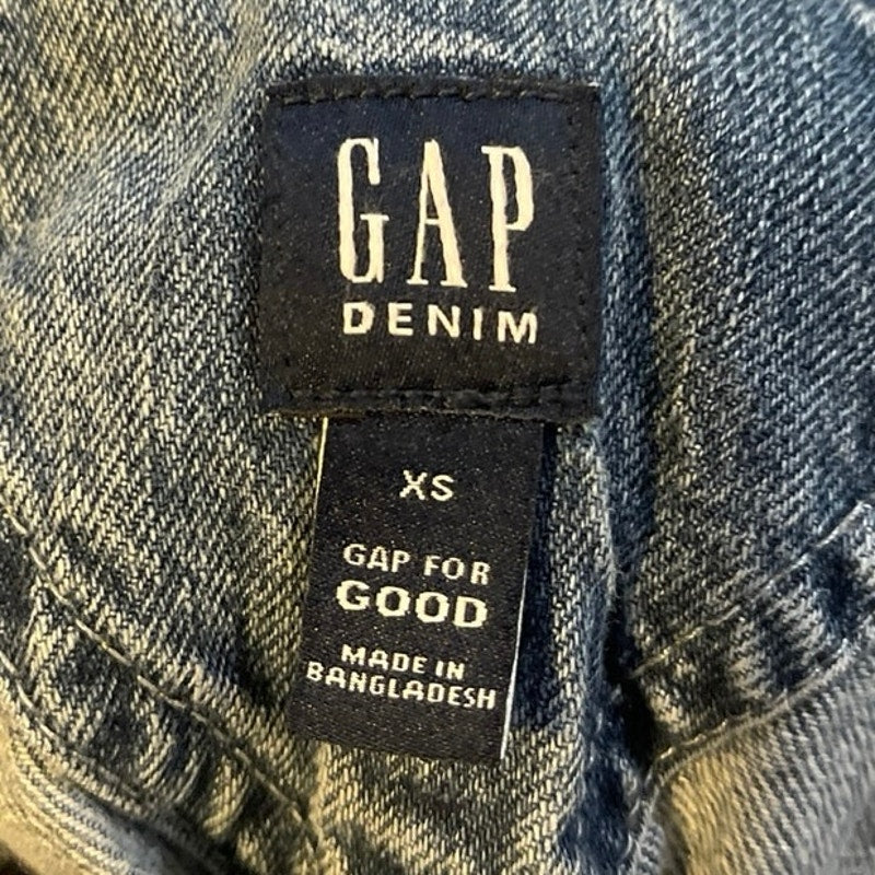 Gap Denim Shortalls Short Overalls SZ XS 90s Streetwear Farm Y2K VTG Inspired