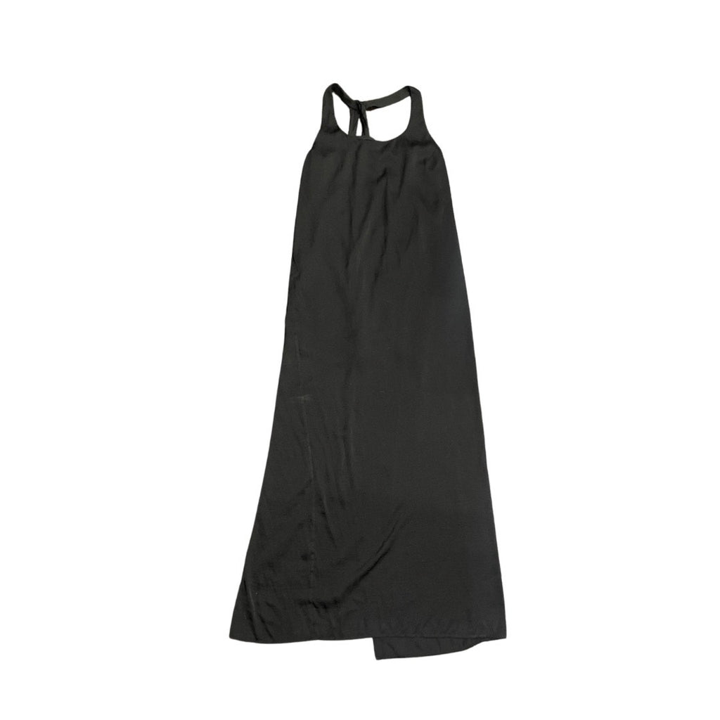 BCBGMAXAZRIA Black sleeveless with razor back knot sheath dress size M vacation