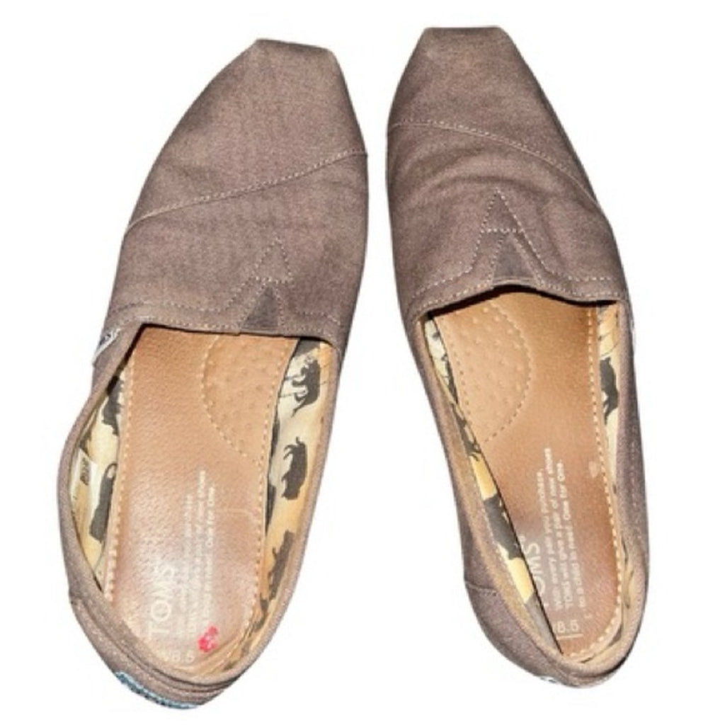Toms grey shoes