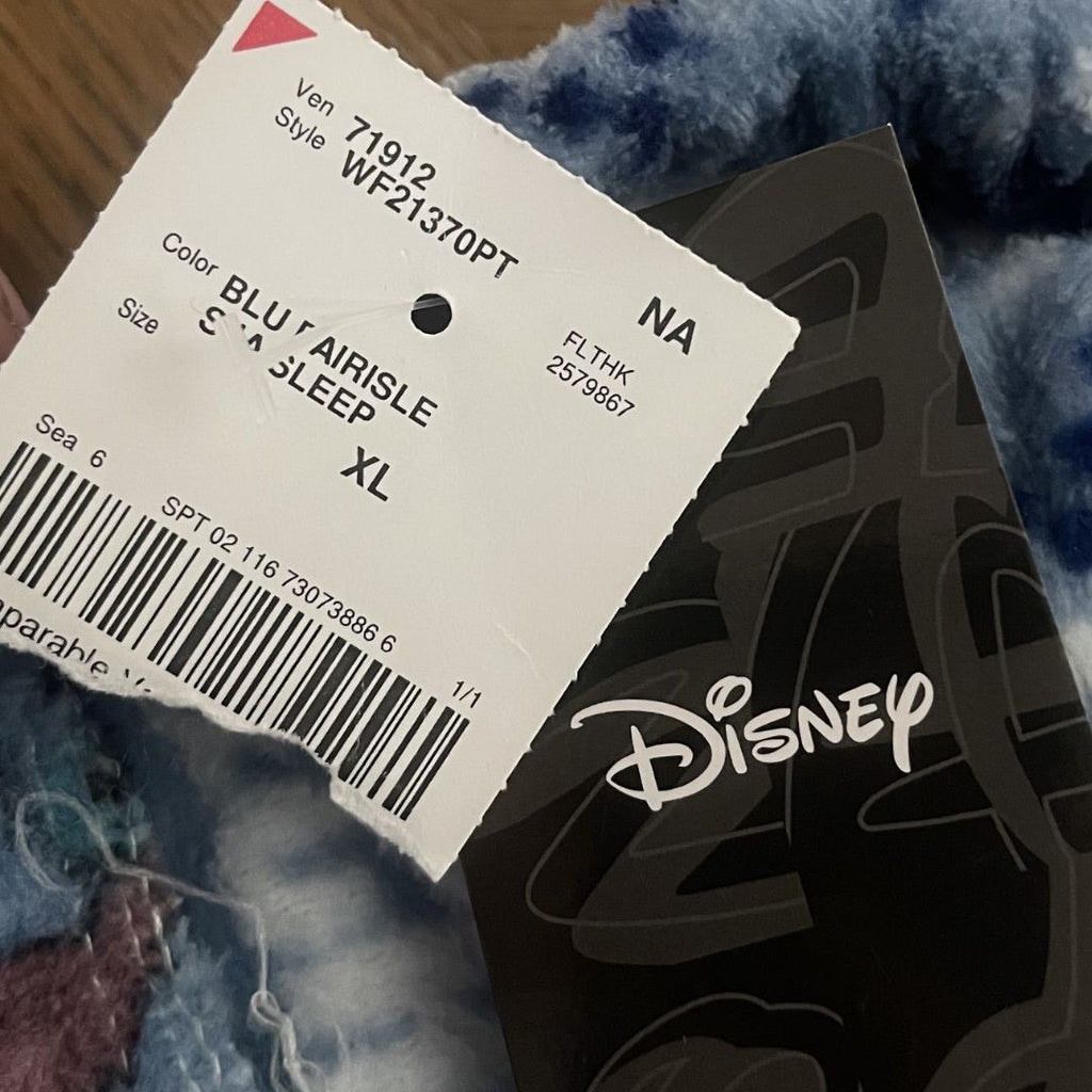 Disney Lilo & Stitch Merry Christmas Plush Fleece Pajama Pants NWT Juniors SZ XL