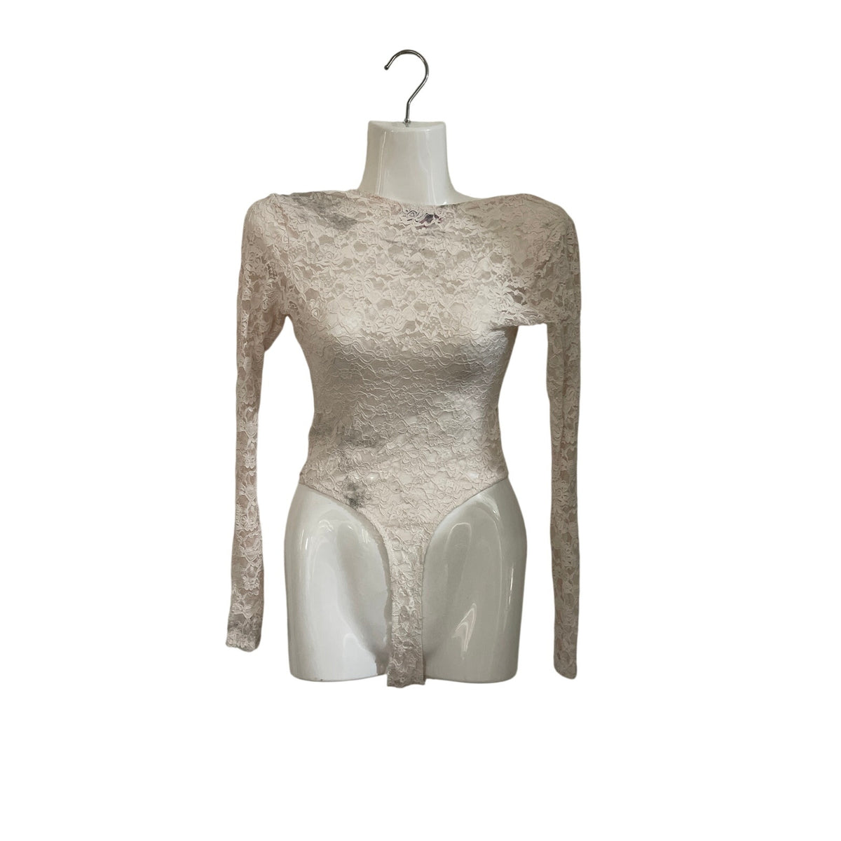 Edikted Zoey Sheer Lace Two Piece Bodysuit SZ XS Y2K Flirty Romantic Whimsy