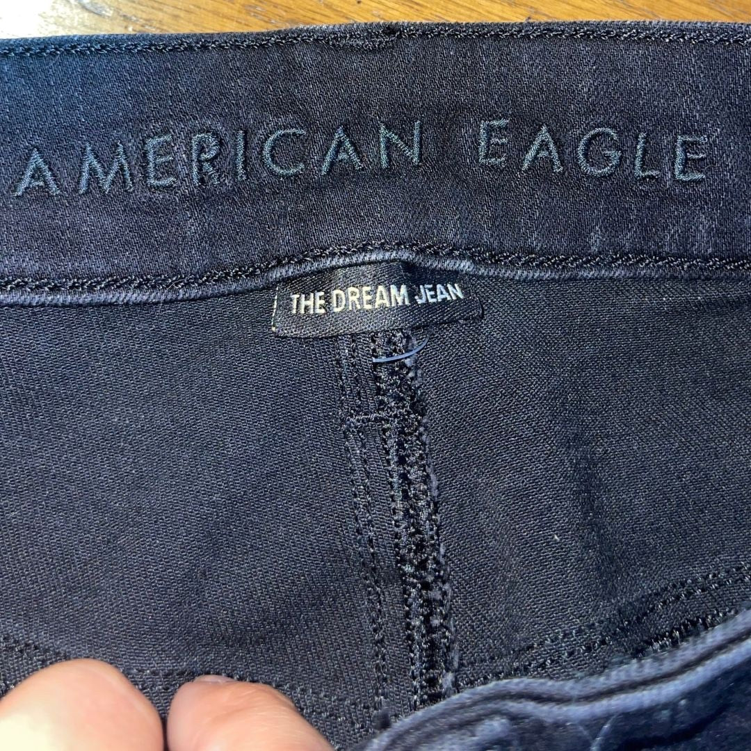 American Eagle Outfitters the Dream Jean High Waisted Stretchy SZ 10P Streetwear