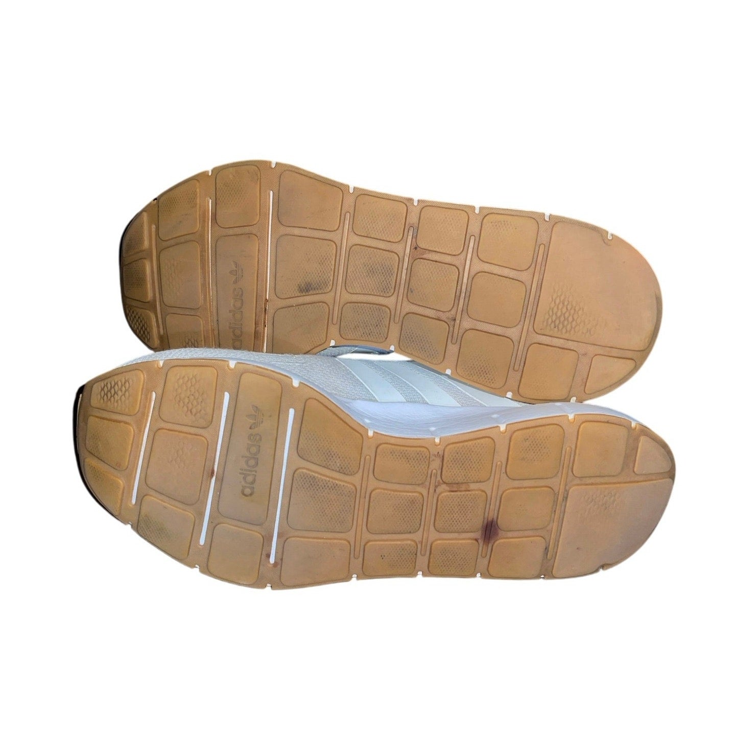 Adidas Swift Run 1.0 Sneakers size 12 White Fleece Running Confort Lace up Knit