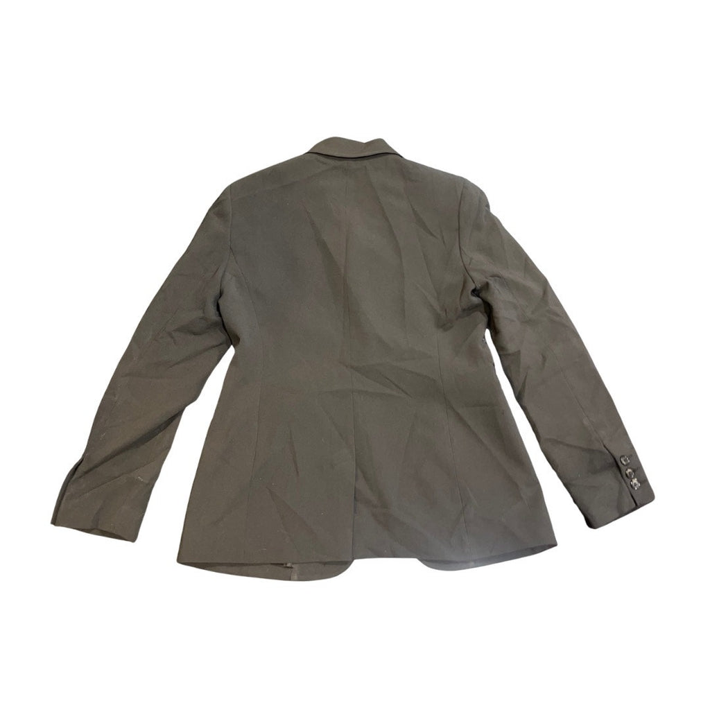 Jones New York Brown One button Blazer Jacket Size 6 Career Office Professional