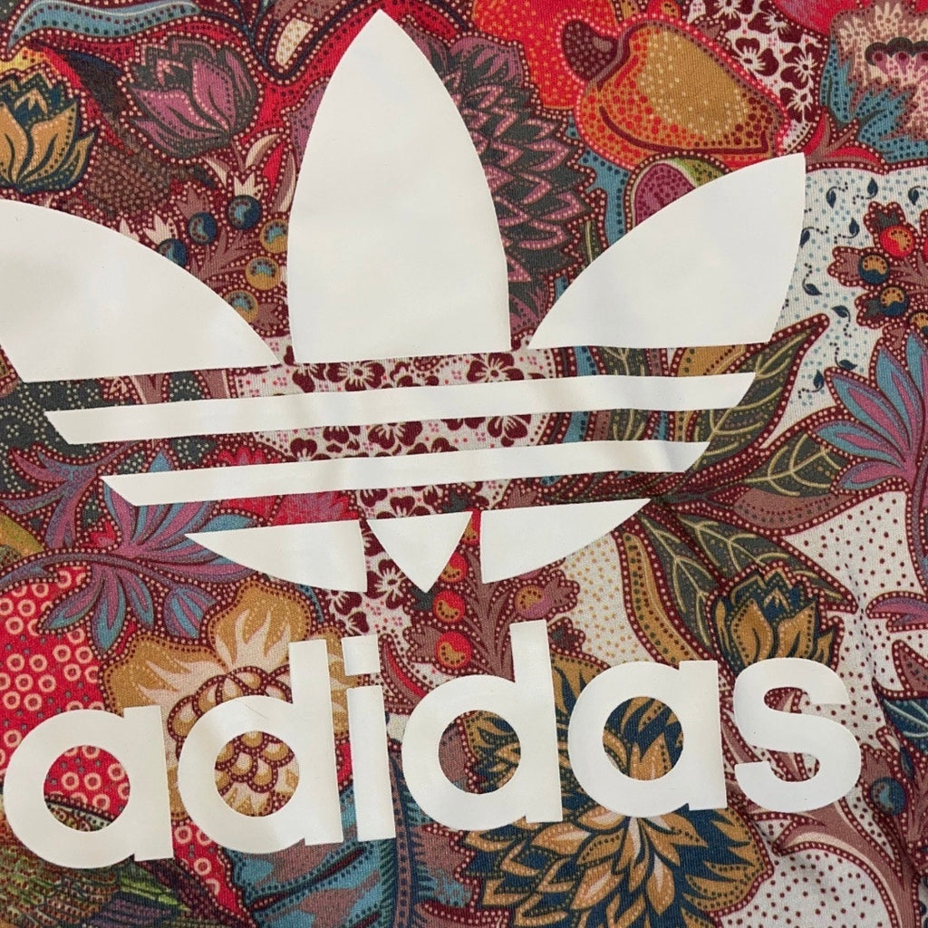 Adidas Farm FUGIPRABALI Floral Boyfriend Shirt Size Small Trefoil Logo Sports