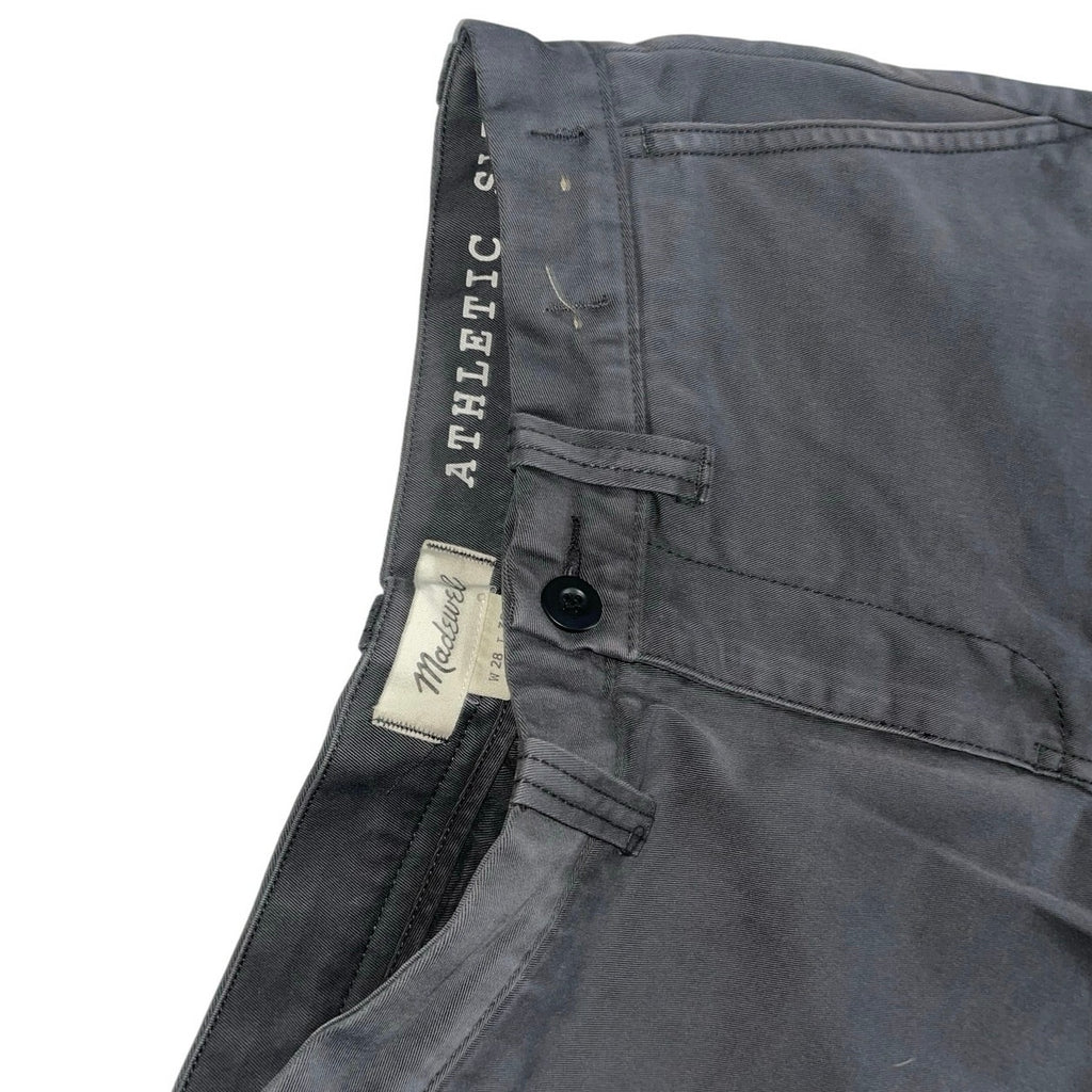 Madewell Men's Athletic Slim Gray chino pants Casual Preppy Size 28