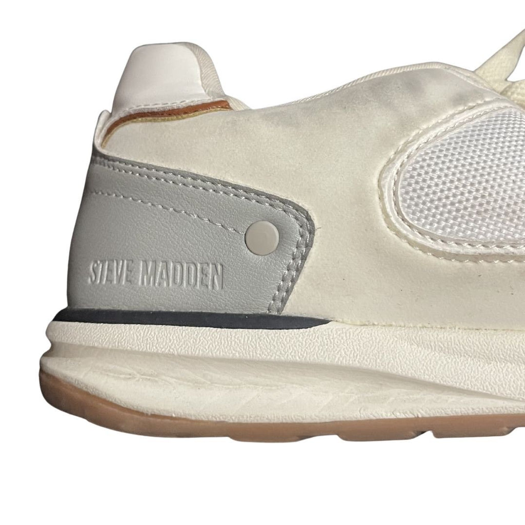 Steve Madden Hende Faux Leather Sneaker Shoes Size 11 Casual Walking Retro