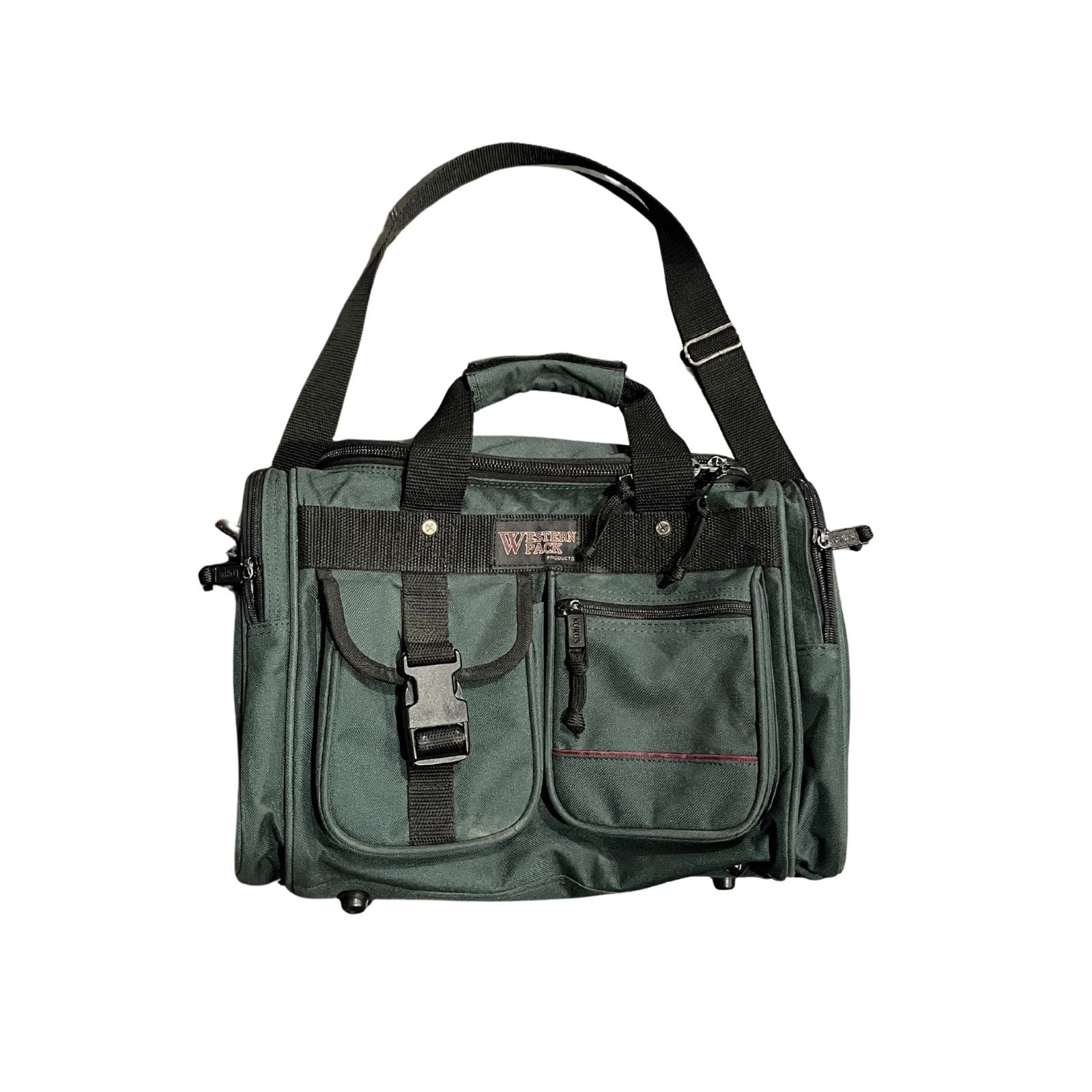 Western Pack Duffle Travel Bag Multiple Compartments Gear Bag Vintage