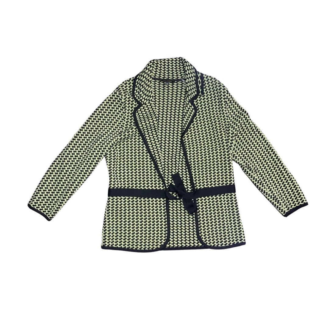 BCBGMAXAZRIA Tie Front Cardigan Sweater Blazer Workwear Career Size Medium