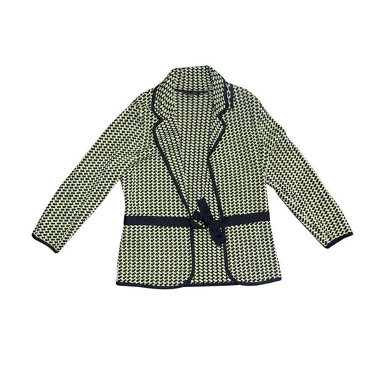BCBGMAXAZRIA Tie Front Cardigan Sweater Blazer Workwear Career Size Medium