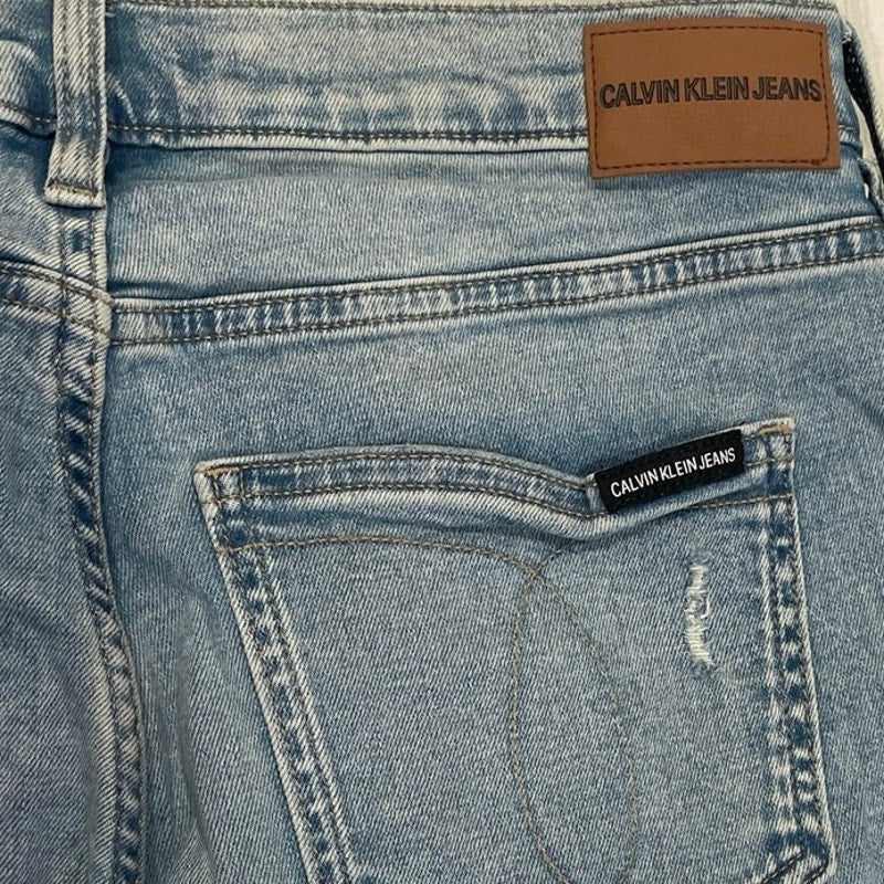 Calvin Klein Jeans Distressed High Rise Denim Pants Size 27 Streetwear Everyday