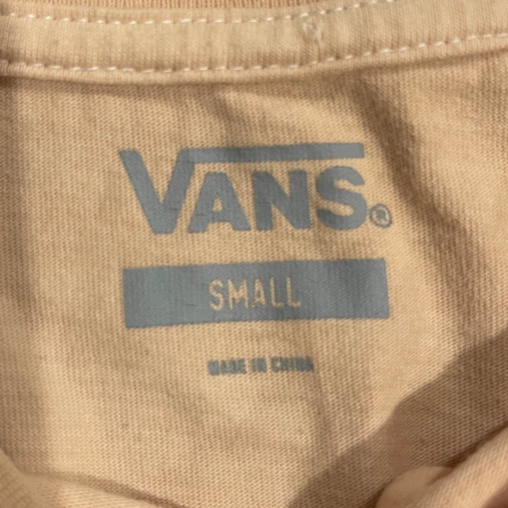 Vans Guy's Skull Full Patch Patch Long Sleeve T-Shirt Size Small Skater
