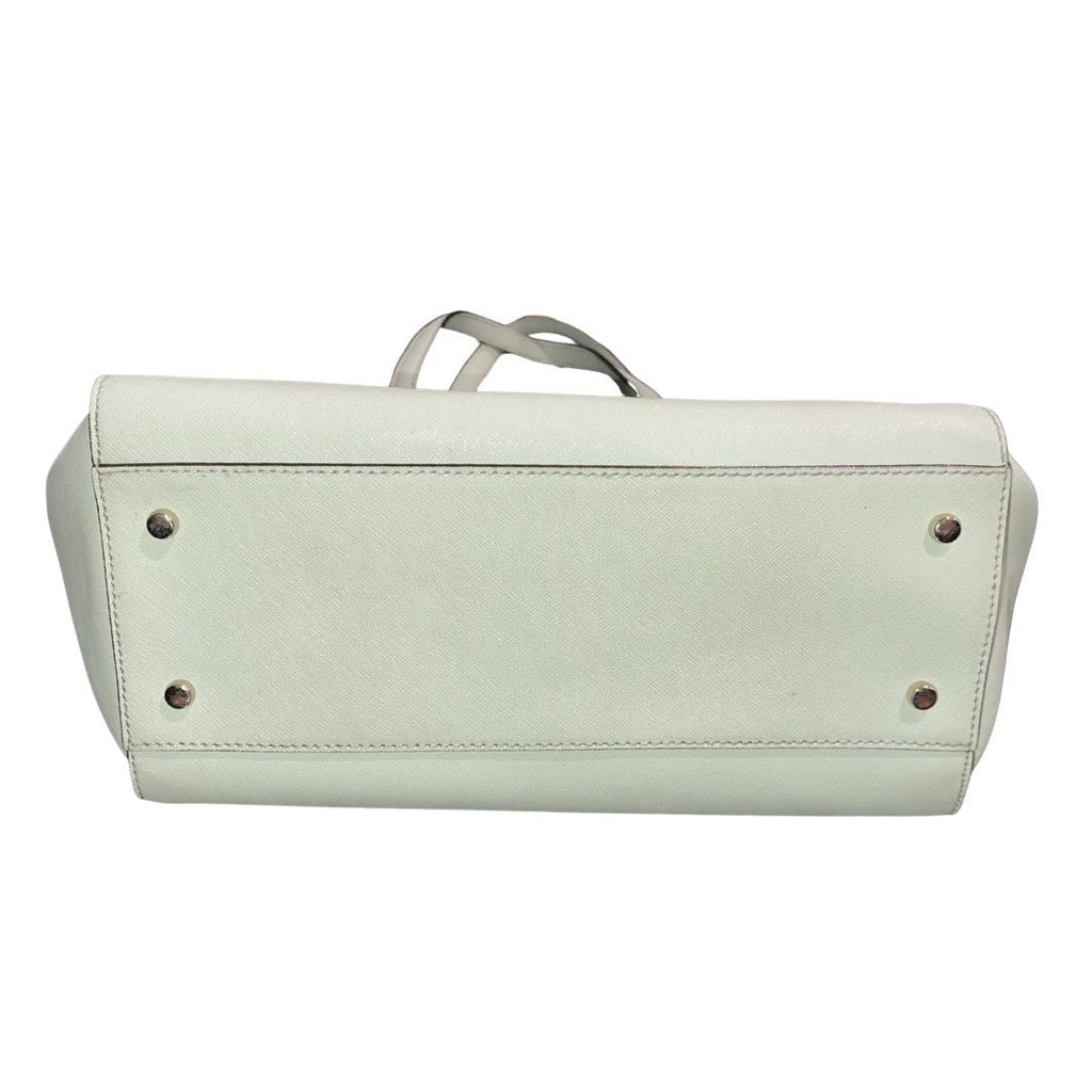 Kate Spade Cedar Street Hayden Satchel Mint Green Leather Handbag Y2K Tote