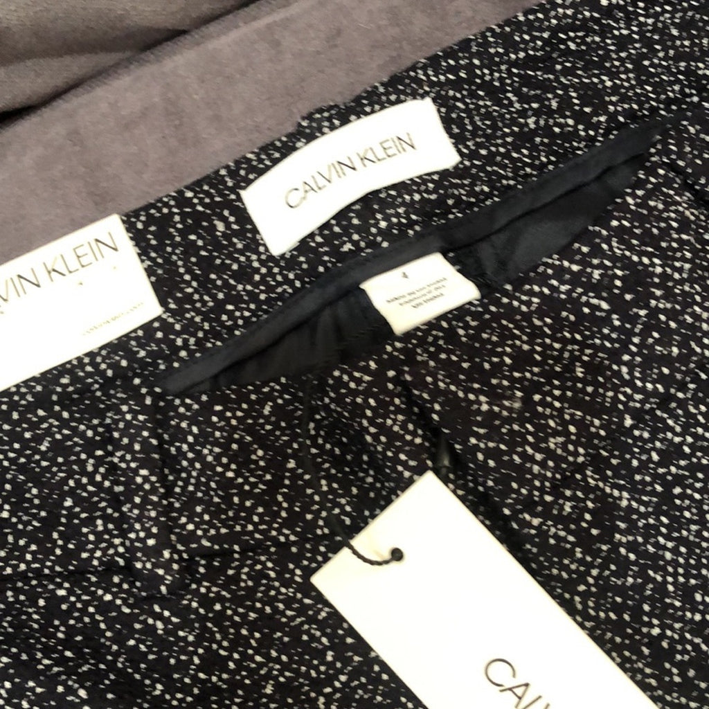 Calvin Klein Women Straight Leg dress pants Slacks Career wear Size 4 NWT