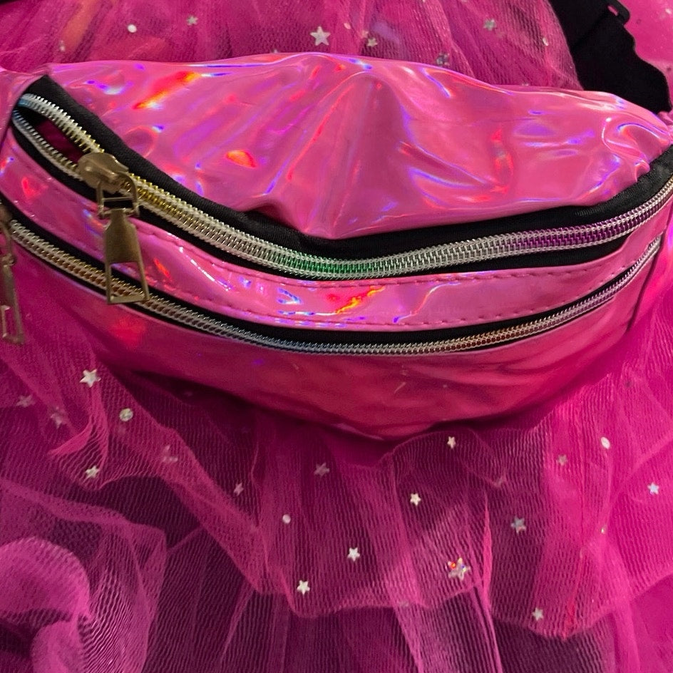 80s Themed Retro Halloween Neon Tutu Skirt Costume Set Adult SZ L