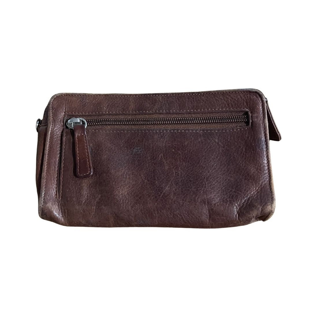 Osgoode Marley Leather Fold Over Wallet Patina Vintage Clutch Accessories