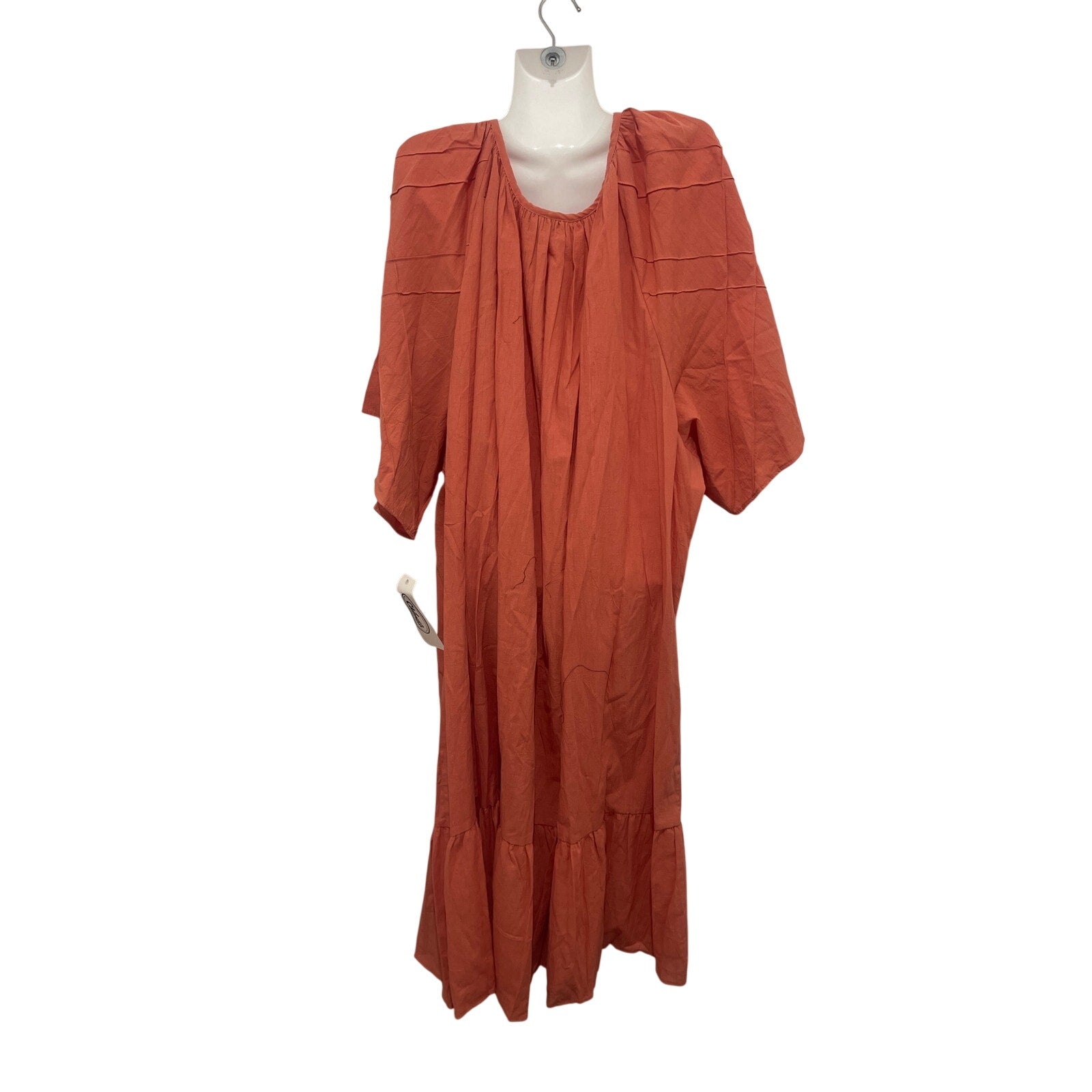 Channa Kaftan Gauze Plus Size Dress 5X Bohemian Resort Wear Crinkle Cotton NWT