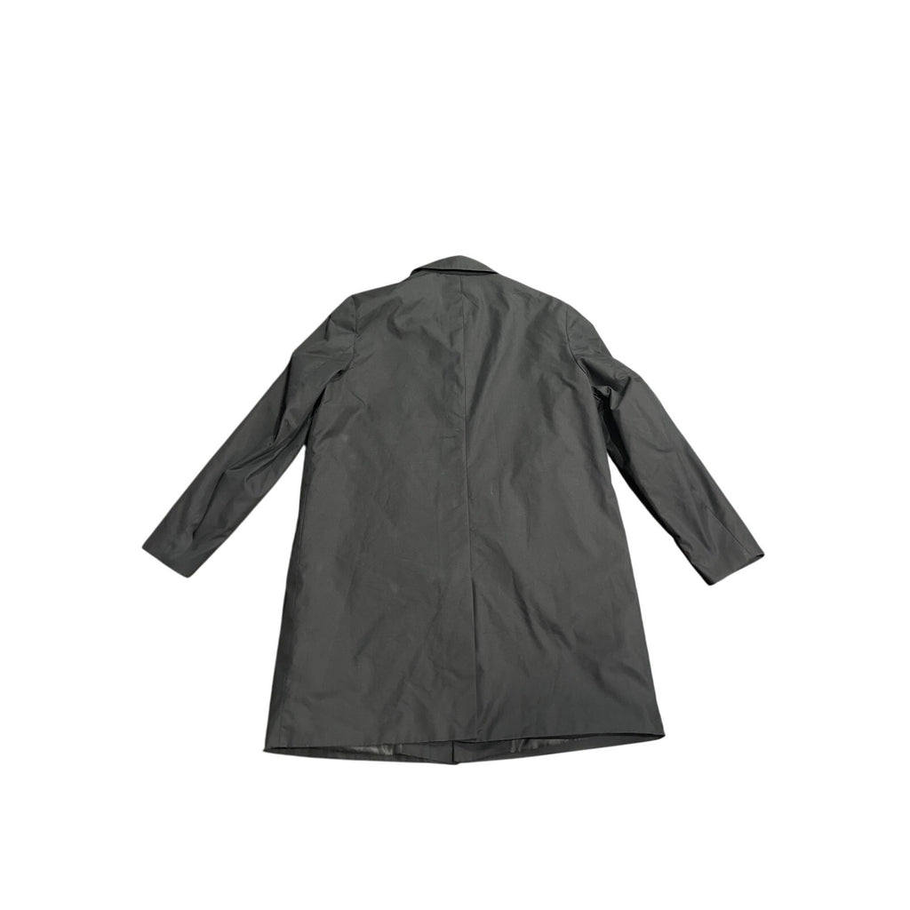 Find. Long Black Trench coat Jacket SZ 3XL Minimalist Casual Overcoat